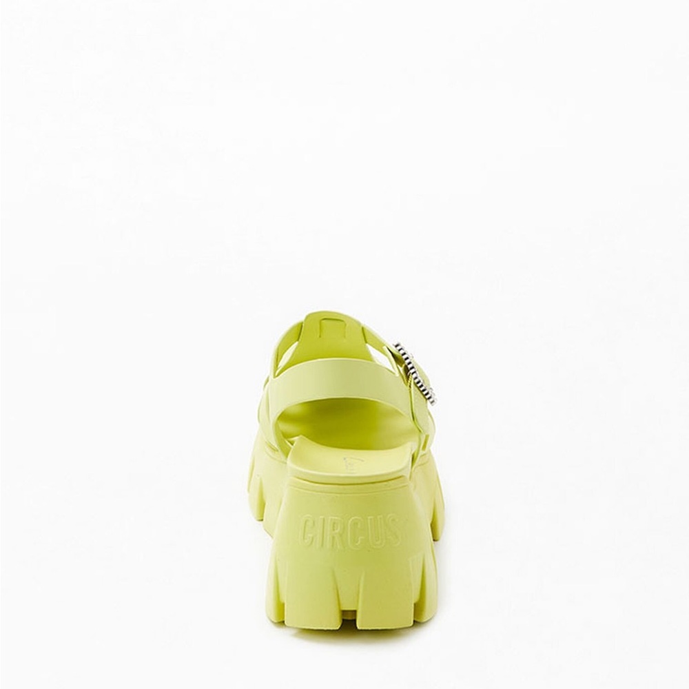 Women’s Circus NY by Sam Edelman Yellow Alyson Platform Sandals Shoes US Size 10 - Picture 10 of 16